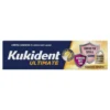 Kukident Ultimate Crema Adesiva per Dentiere Totali e Parziali Gusto Neutro, 40g