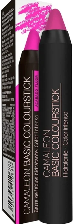 Laboratorio de Cosmet. Armonia Camaleon Basic Colourstick - Rossetto idratante fucsia, finish fluo, 4 g