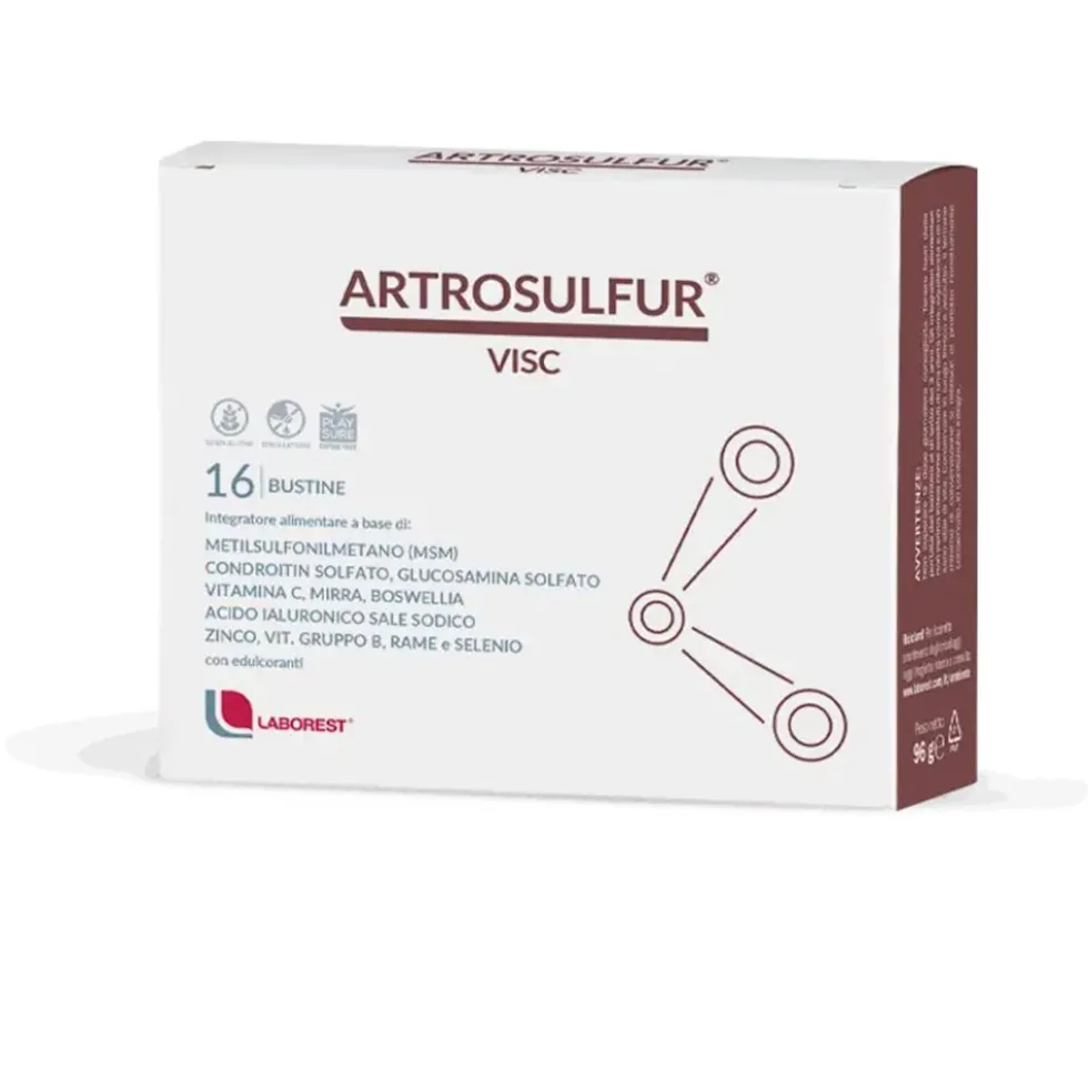 Laborest Artrosulfur Visc Integratore Alimentare, 16 Bustine da 6g
