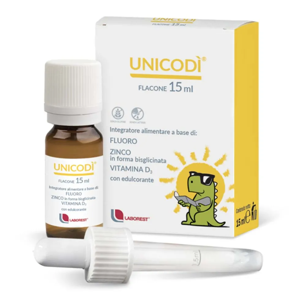 Laborest Unicodì Integratore per Ossa e Denti Sani, 15ml