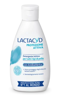 Lactacyd Protezione Attiva - Detergente intimo ad azione antibatterica, 300 ml