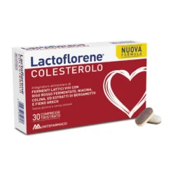 Lactoflorene Colesterolo - Integratore alimentare per il colesterolo, 30 compresse tristrato