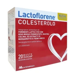 Lactoflorene Colesterolo - Integratore per i normali livelli di colesterolo, 20 bustine