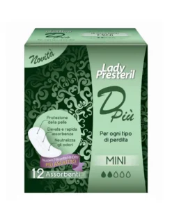 Lady Presteril DPiÃ¹ Mini - Assorbente lady presteril, 12 pezzi