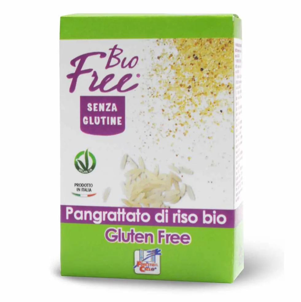 La Finestra Sul Cielo BIO Free - Pangrattato di Riso Senza Glutine BIO, 250g