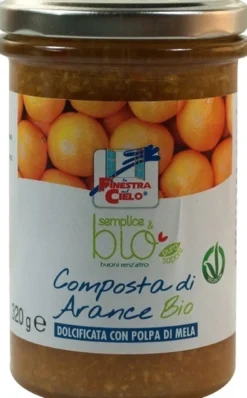 La Finestra sul Cielo Semplice e Bio - Composta di Arance BIO, 320g