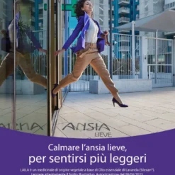 Laila - Capsule molli con olio essenziale di lavanda per l'ansia lieve, 28 capsule