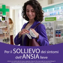 Laila - Capsule molli con olio essenziale di lavanda per l'ansia lieve, 28 capsule