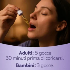 Laila DormiBene - Integratore alimentare in gocce per il sonno e il rilassamento, 20 ml