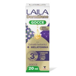 Laila DormiBene - Integratore alimentare in gocce per il sonno e il rilassamento, 20 ml