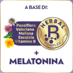 Laila Dormibene - Integratore alimentare per favorire il sonno e il rilassamento, 30 compresse