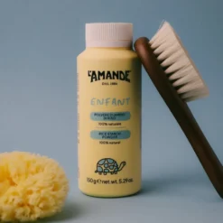 L'Amande Amido di riso Polvere lenitiva ed emolliente per la pelle sensibile, 150 g