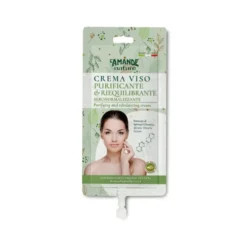 L'Amande Nature - Crema Viso Purificante Riequilibrante Sebonormalizzante, 15ml