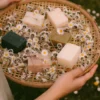 L'Amande Sapone Naturale Artigianale Lavanda detergente per viso e il corpo, 150 g
