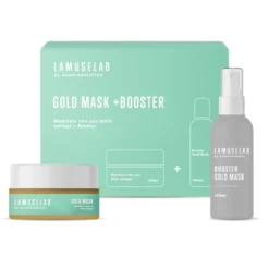 LaMuseLab Gold Mask + Booster Maschera Antiage, 100ml + 100ml