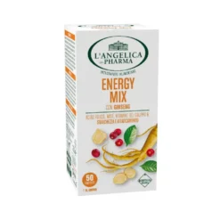 L'Angelica Energy Mix con Ginseng Integratore Alimentare, 50 compresse