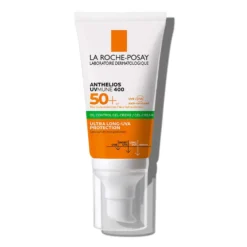 La Roche-Posay Anthelios - Gel Crema Solare Viso Tocco Secco SPF50+ Senza Profumo, 50ml