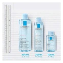 La Roche-Posay Detergente Viso Acqua Micellare per Pelle Reattiva, 400ml