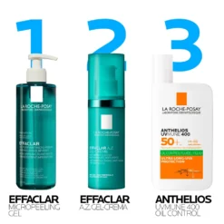 La Roche-Posay Effaclar - A.Z. Gel-Crema con Acido Azelaico Azione Anti-Imperfezioni Anti-Segni e Anti-Rughe, 40ml