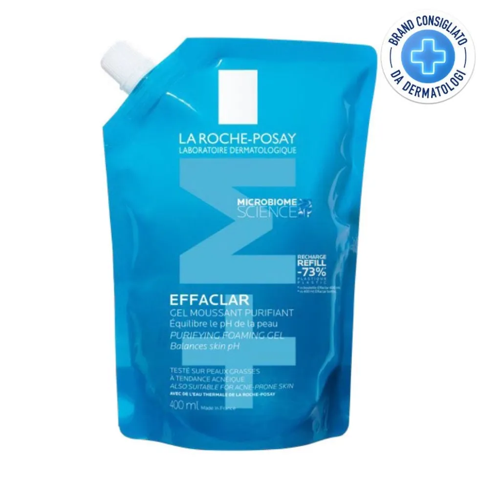 La Roche-Posay Effaclar Refill Gel Anti-Imperfezioni, 400ml