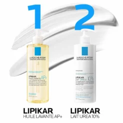 La Roche-Posay Lipikar - Latte Urea 10% Lozione Idratante Pelle Ruvida, 400ml
