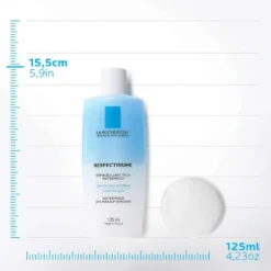 La Roche-Posay Respectissime - Fluido Purificante Struccante Occhi, 125ml
