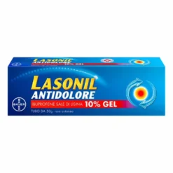 Lasonil Antidolore Gel Antidolorifico e Antinfiammatorio per Dolori Muscolari e Articolari, Tubo 50gr