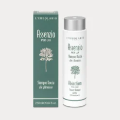 L'Erbolario Assenzio - Shampoo doccia da uomo, 250 ml