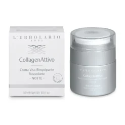 L'Erbolario CollagenAttivo - Crema Viso Notte Rimpolpante Rassodante, 50ml