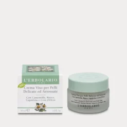 L'Erbolario Crema Viso per Pelli Delicate e arrossate, 30 ml