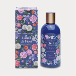L'Erbolario Danza di Fiori - Bagnoschiuma tonificante e rinfrescante per il corpo, 250 ml