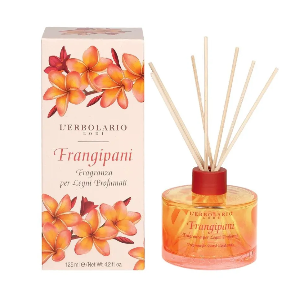 L'Erbolario Frangipani Fragranza per Legni Profumati, 125ml