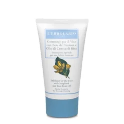 L'Erbolario Gommage viso al legno di Panama - Crema esfoliante per la pulizia profonda, 75 ml
