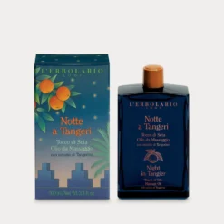 L'Erbolario Notte a Tangeri - Tocco di Seta Olio da massaggio per il corpo nutriente, 100 ml