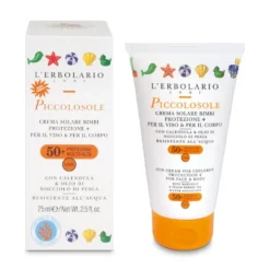 L'Erbolario Solari - Piccolosole Crema Solare Bimbi SPF50+, 75ml