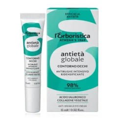 L'Erboristica Antietà Globale - Contorno Occhi Antirughe Intensivo Ridensificante, 15ml