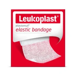 Leukoplast Elastomull - Benda elastica per il fissaggio delle medicazioni, 1 benda da 12 cm x 4 m