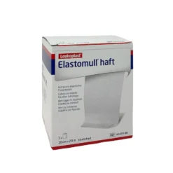 Leukoplast Elastomull Haft Benda di fissaggio autoaderente 10cm x 20m, 1 Benda