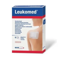 Leukoplast Leukomed - Medicazione Post-operatoria TNT Misura 7,2 x 5cm, 5 Pezzi
