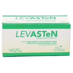 Levanpharma Levasten - Integratore tonico per l'energia fisica e mentale, 10 flaconcini da 10 ml