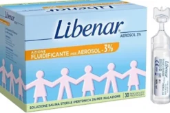 Libenar Aerosol 3% Soluzione Ipertonica ad azione Fluidificante, 30 fiale