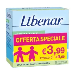 Libenar Soluzione Fisiologica Salina Sterile Isotonica 0,9%, 15 flaconcini