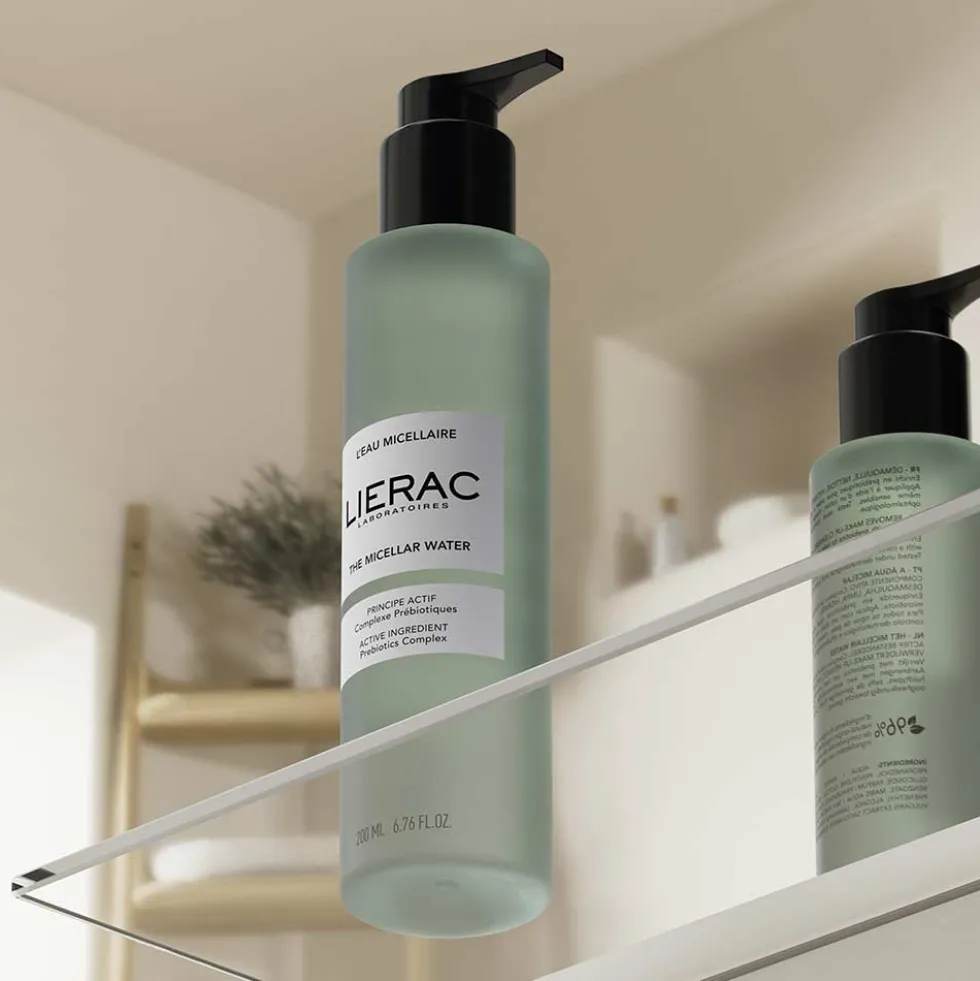 Lierac Cleanser - L'Acqua Micellare Rimuove il Trucco Deterge e Idrata, 200ml