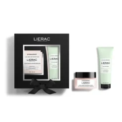 Lierac Hydragenist - Cofanetto viso idratante ed esfoliante, gel-crema 50 ml e maschera 75 ml