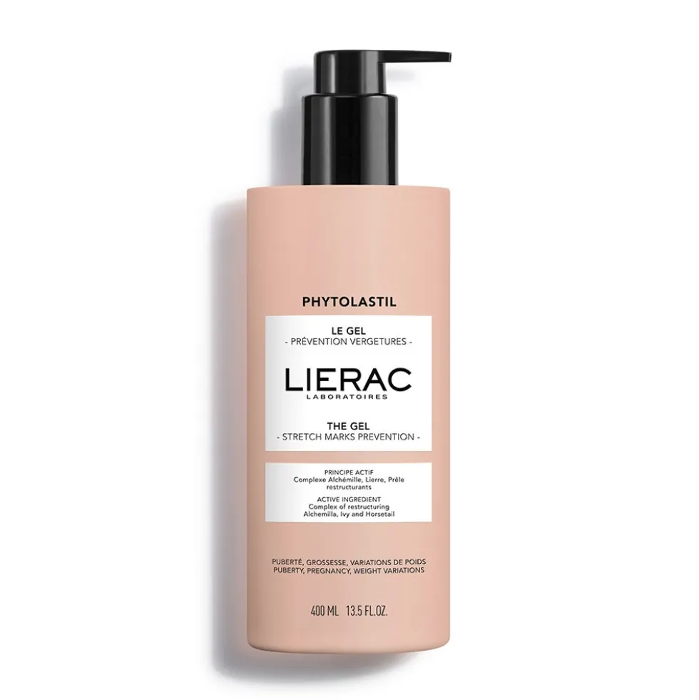 Lierac Phytolastil - Gel idratante per la prevenzione delle smagliature, 400 ml