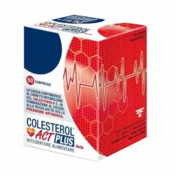 Linea Act Colesterol Act Plus Forte - Integratore alimentare per il colesterolo, 60 compresse