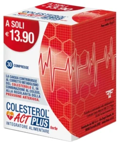 Linea Act Colesterol Act Plus Forte Integratore Colesterolo, 30 Compresse
