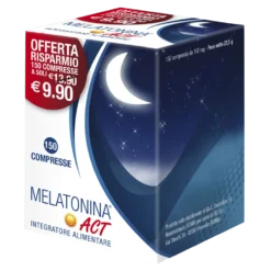 Linea Act Melatonina Act 1 mg - integratore per il sonno, 150 compresse
