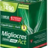 Linea Act Migliocres Act Integratore per rinforzare i capelli e le unghie, 30 compresse divisibili