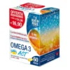 Linea Act Omega 3 Act 1g - Integratore alimentare per la funzione cardiaca, 60 perle